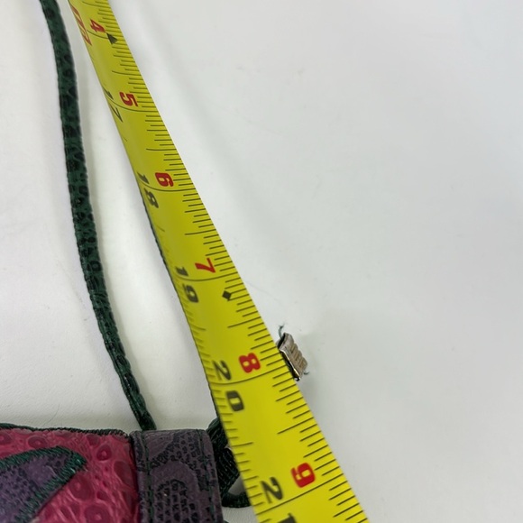 Vintage Nas Alentino Retro Multi-Colour Crossbody Purse - Picture 13 of 14